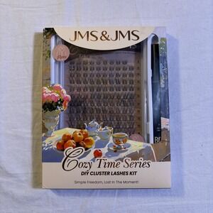 JMS&JMS Cozy Time Series DIY Cluster Lashes Kit Lash Bond Seal Tweezers